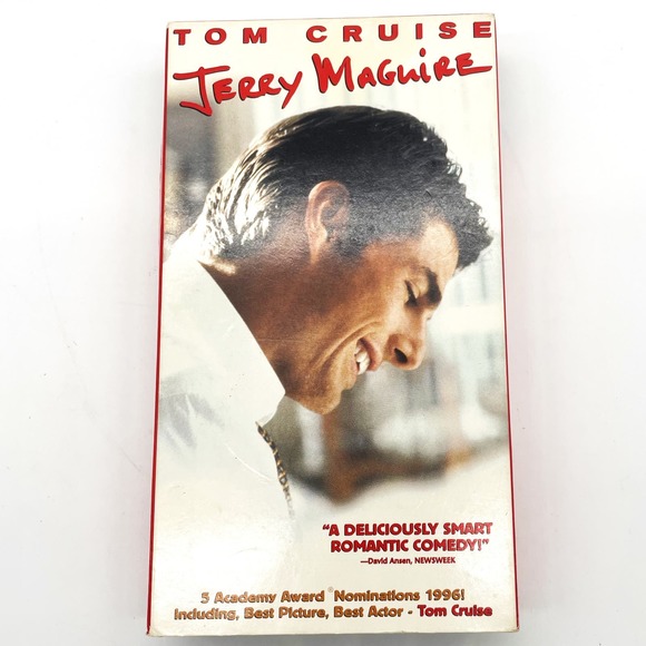 Vtg Tri-Star Jerry McGuire VHS Movie Tom Cruise Cuba Gooding Jr Rated R 1997 - Picture 1 of 5